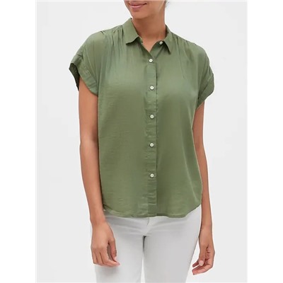 Button-Front Shirt
