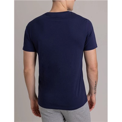 USA EMBOSSED PRINT JERSEY T-SHIRT