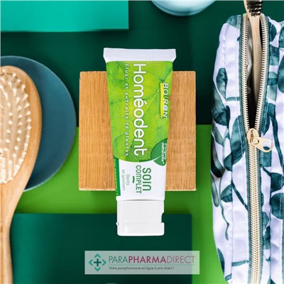 Boiron Homéodent - Soin Complet - Dents & Gencives - Goût Chlorophylle - Dentifrice 25 ml - Format Voyage
