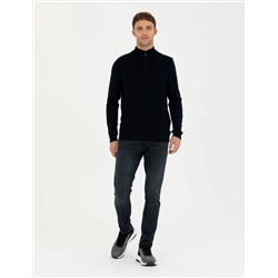 Lacivert Slim Fit Kazak