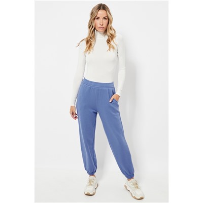 Pantalón relaxed fit - Azul claro