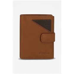 Cartera de piel Striking Marrón