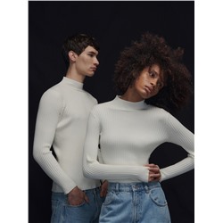 Unisex-Rollkragenpullover mit hohem Anteil an EcoVero™