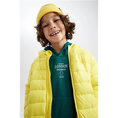 Defacto Erkek Çocuk Su Itici Kapüşonlu Şişme Mont Y4562A623SP