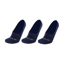 Calcetines invisibles (x3) - azul noche