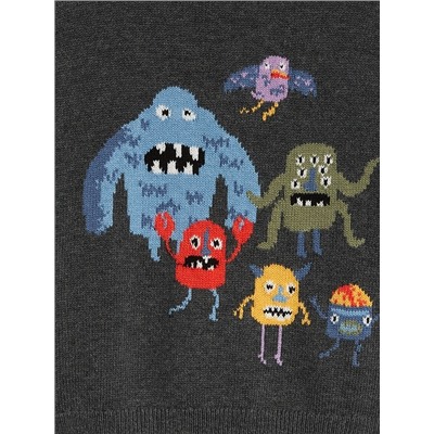 Graphic Crewneck Sweater