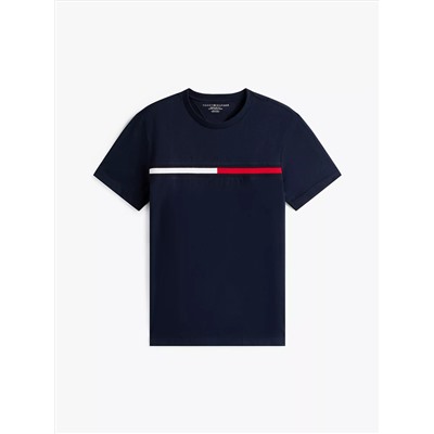 Embroidered Flag Logo T-Shirt
