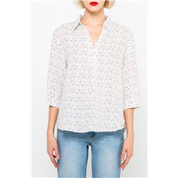 Blusa Blanco y rosa