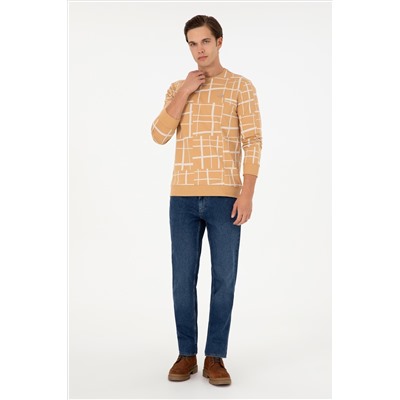 Erkek Camel Sweatshirt