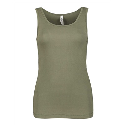Damen Top mit Rippenstruktur