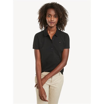 TOMMY HILFIGER REGULAR FIT ESSENTIAL STRETCH COTTON POLO