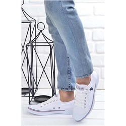 U.S. Polo Assn. Beyaz - U.s Polo Assn. Penelope 1fx Kadın Bez Spor Ayakkabı TYC00364446647