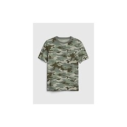 Kids Print Short Sleeve Pocket T-Shirt