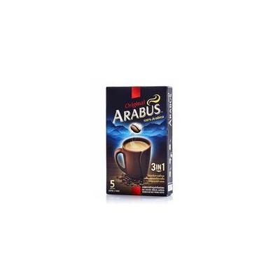 Натуральный растворимый кофе Arabus "3 в 1"  100 грамм (5 пакетиков)/Arabus Coffee 3 in 1 Original 100 gr 5 sashets