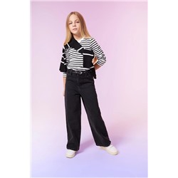 Defacto Kız Çocuk Wide Leg Geniş Paça Pantolon B1298A823AU