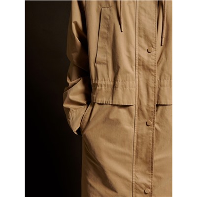 Parkajacke mit Kapuze