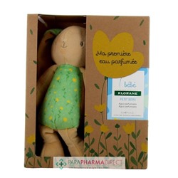 Klorane Bébé Coffret Ma Premère Eau Parfumée Petit Brin 50ml + Doudou Lapin Offert
