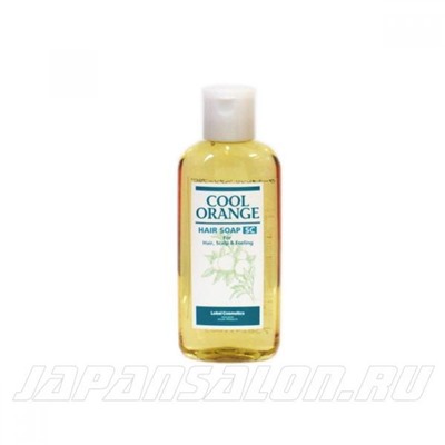 Lebel Cosmetics Cool Orange Hair Soap SC Лебел шампунь Супер Холодный Апельсин 200 мл