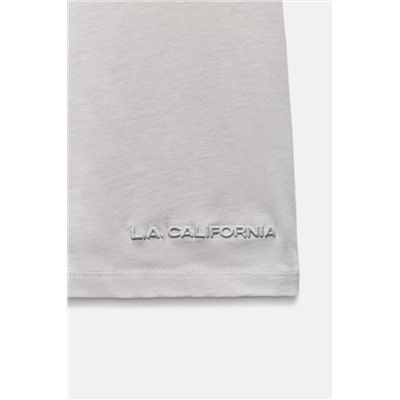 MINIMALIST SLOGAN TOP