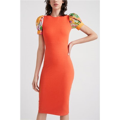 Vestido midi escote espalda