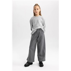 Defacto Kız Çocuk Wide Leg Oval Paça Pantolon A4885A823WN