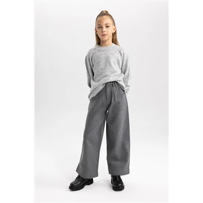 Defacto Kız Çocuk Wide Leg Oval Paça Pantolon A4885A823WN