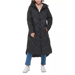 CALVIN KLEIN JEANS Women's Cire Drama Hooded Longline Puffer Jacket