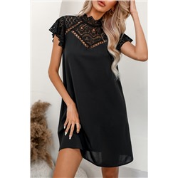 Diza Lace Butterfly Sleeve Mini Dress