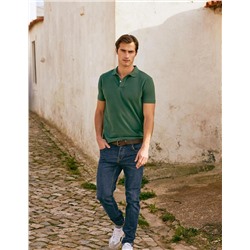 Piquet Polo, Men, Green