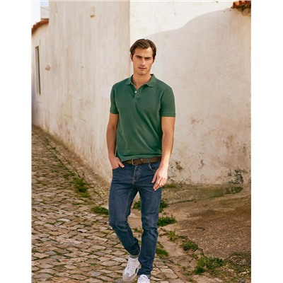 Piquet Polo, Men, Green