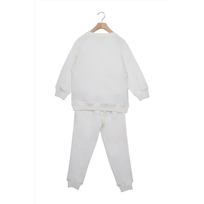 Sudadera y pantalón de chándal Thunor - Blanco