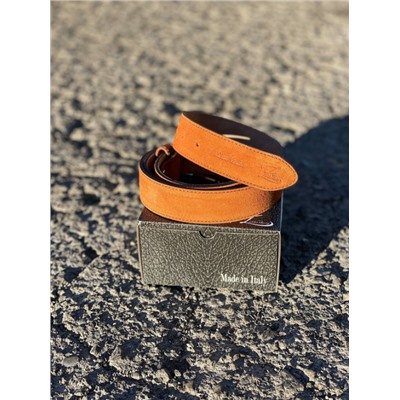 Ab.Zapatos Pelle cinturon (140) Naranja