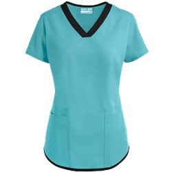 Butter-Soft Scrubs by UA™ V-Neck Top w/ Side Pocket Entry