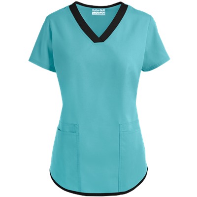 Butter-Soft Scrubs by UA™ V-Neck Top w/ Side Pocket Entry