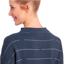 Damen Strickpullover mit Stehkragen