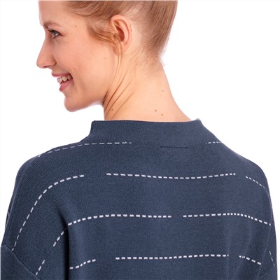 Damen Strickpullover mit Stehkragen
