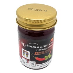 TWIN LOTUS Red Colour Herbs Balm Бальзам травяной красный 50г