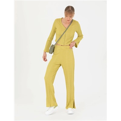 Yeşil Loose Fit Eşofman Altı