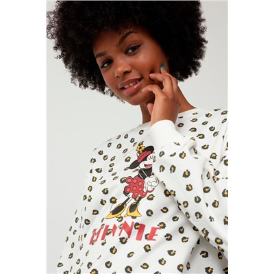 Sudadera Minnie Disney Blanco