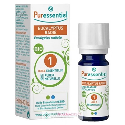 Puressentiel Huile Essentielle Eucalyptus Radié BIO 10 ml