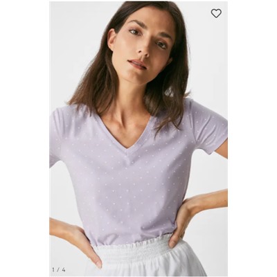 Multipack 2er - Basic-T-Shirt - Bio-Baumwolle