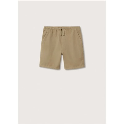 Bermudas algodón cintura elástica -  Niño | MANGO OUTLET España