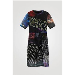Vestido slim midi