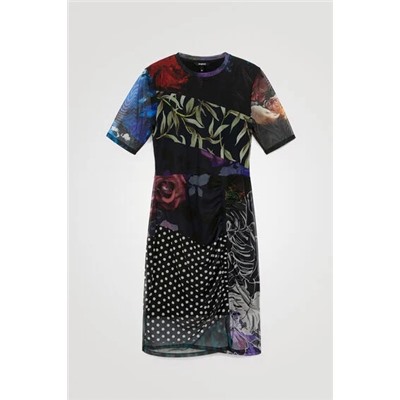 Vestido slim midi