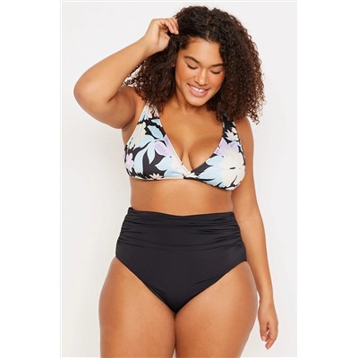 Trendyol Curve Siyah Yüksek Bel Korseli Toparlayıcı Bikini Altı TBBSS23CR00001