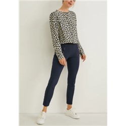 Stoffhose - Mid Waist - Slim Fit - LYCRA®