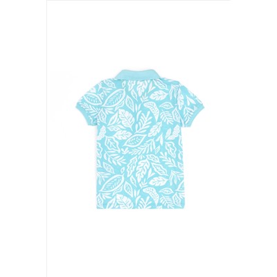 Erkek Çocuk Mint Polo Yaka Tişört