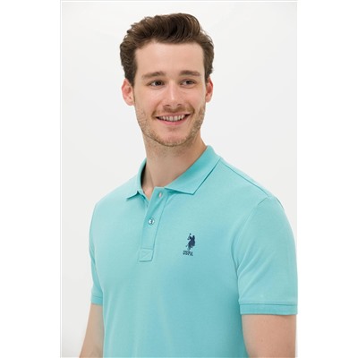 Erkek Mint Basic Polo Yaka Tişört