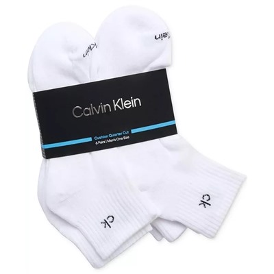 Calvin Klein Men's 6pk. Logo Quarter Socks