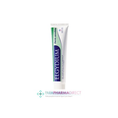 Elgydium Gel Dentifrice Dents Sensibles 75ml
